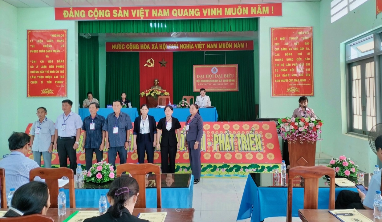 Đại hội Hội Nạn nhân chất độc Da cam/Dioxin xã Tịnh Đông lần thứ IV, nhiệm kỳ 2023 – 2028