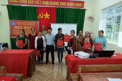 Hội nghị tuyên truyền về chính sách BHXH và BHYT tại thôn Tân An