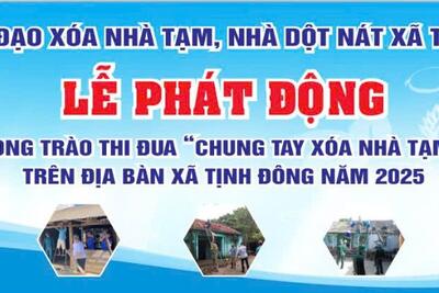 PHÁT ĐỘNG PHONG TRÀO THI ĐUA XÓA NHÀ TAM, NHÀ DỘT NÁT NĂM 2025
